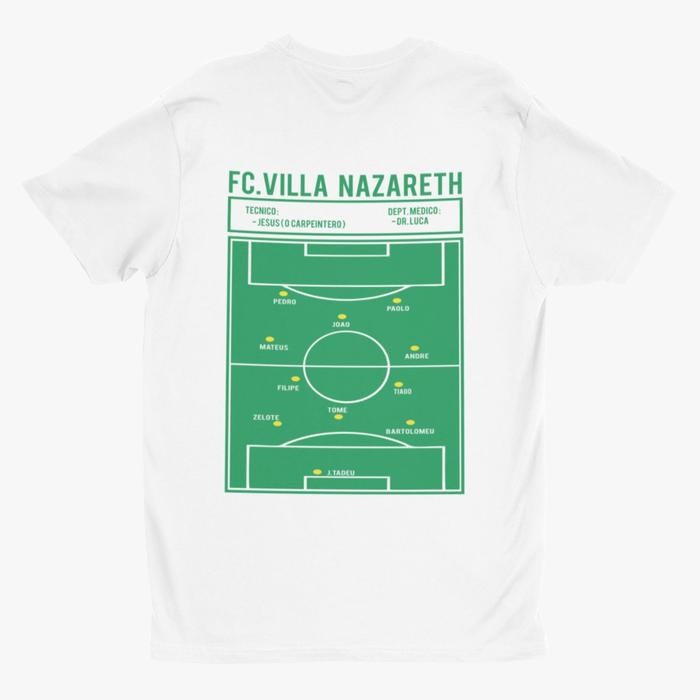 (COD) Kaos Rohani Kristen FC Villa Nazareth Jesus and Disciples T-Shirt Tee Unisex Distro - S