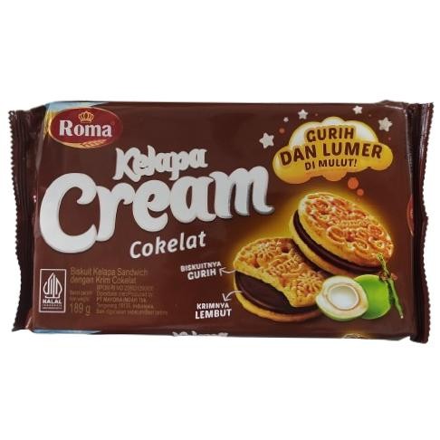 

Roma Kelapa Cream Cokelat 189gr