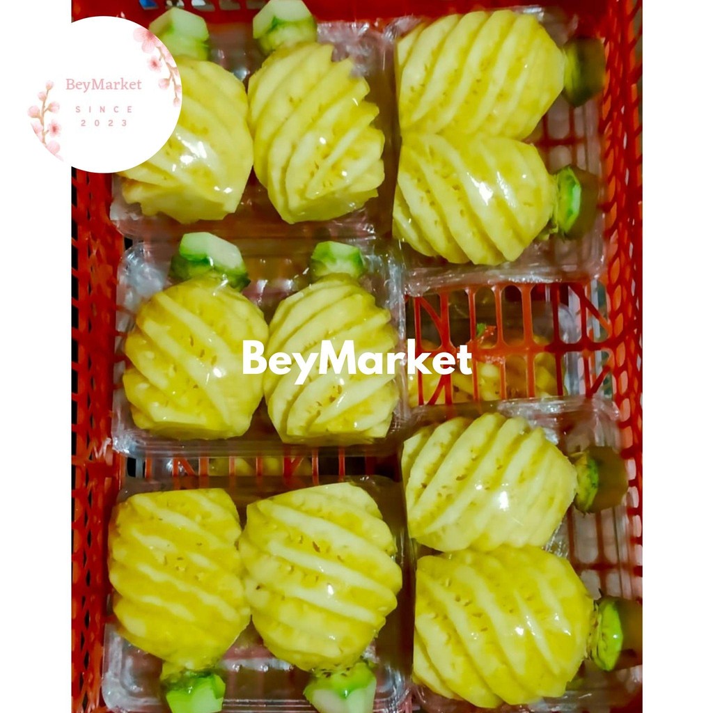

Nanas Madu Kupas Fresh | Buah Nanas Madu | Pack Isi 2pcs