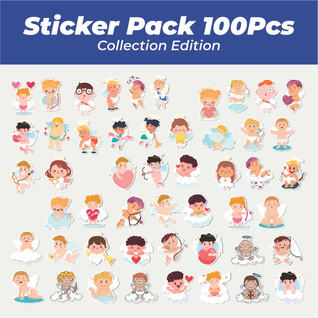 

Hot Stiker Cupid [Dewa Asmara] Lucu Anti Air Stikers Berperekat Waterproof Sticker Decal Buat Motor Helm Buku Journal Koper Casing HP Laptop Botol Minum