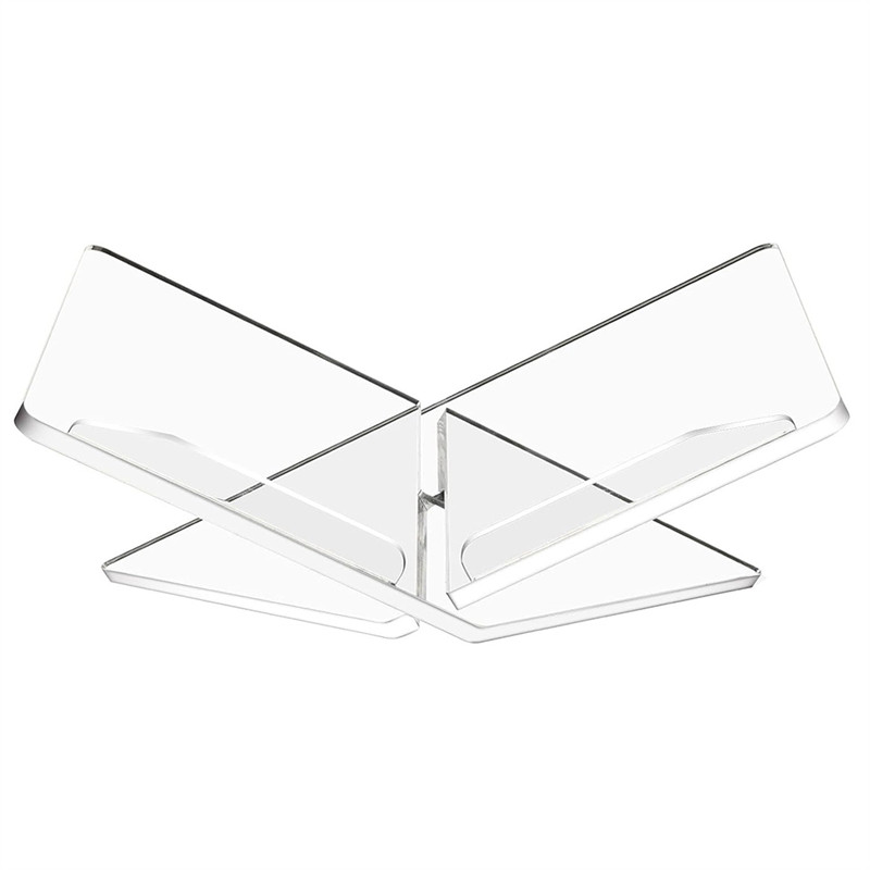 

Ingenious-Transparent Clear Acrylic Book Holder Reading Stand Textbooks Reading Stand For Open And Closed Books, Magazines