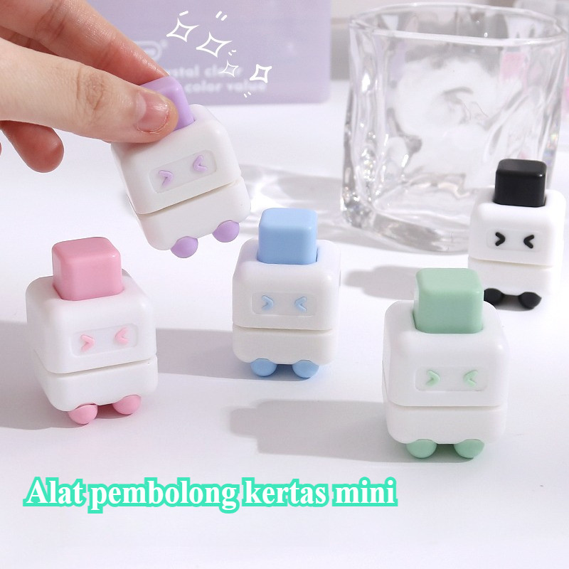 

Alat pembolong kertas mini / alat pembolong kertas binder / alat pelubang kertas mini / one hole punch