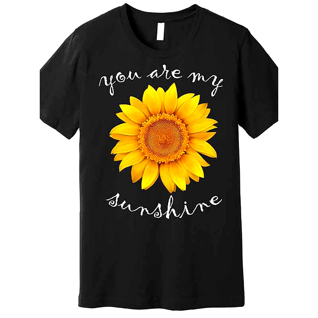 Kaos Pria You Are My Sunshine - Baju Distro Motif Bunga Matahari