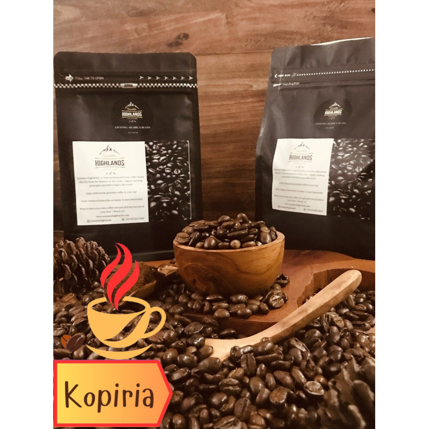 

Sumatra Highlands - KOPI BUBUK LINTONG ARABICA COFFEE BUBUK/BIJI 1000 GR