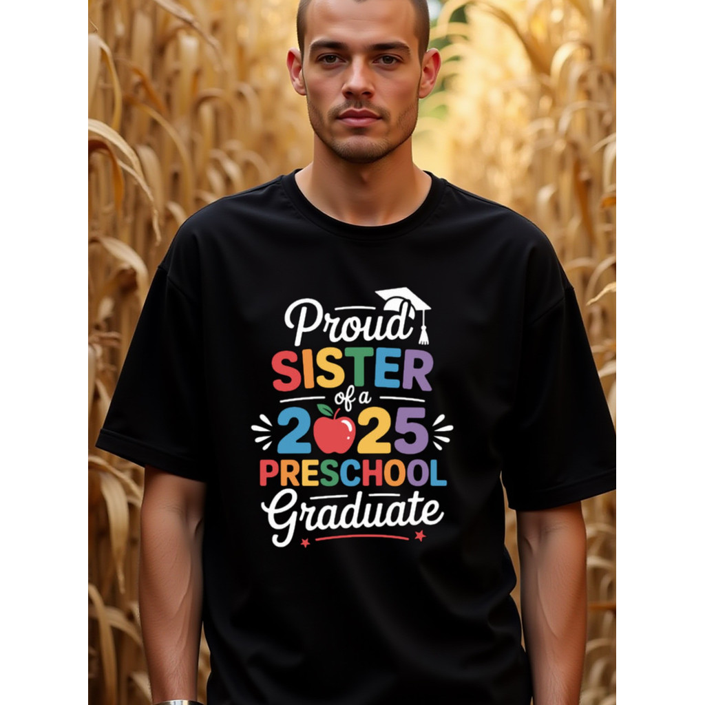 Kaos Wisuda Kakak Perempuan - Kaos Distro Wanita Lulusan TK - Baju Keluarga - Kado Wisuda Anak