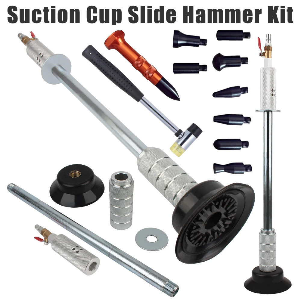 Penarik Penyok Pneumatik Udara Alat Palu Geser Perbaikan Penyok Mobil Alat Penghilang Penyok Mobil P