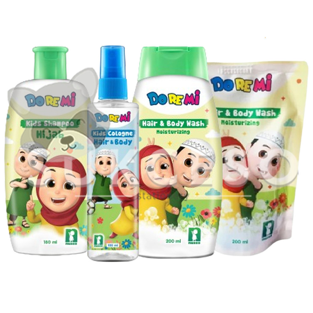 DOREMI Nussa Rara Hair And Body Wash / Mist / Shampo - Sabun Mandi Anak