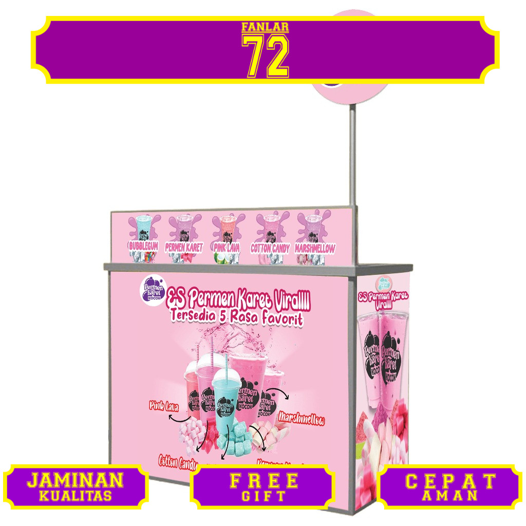 PAKET USAHA Es Permen Karet - Paket Komplit
