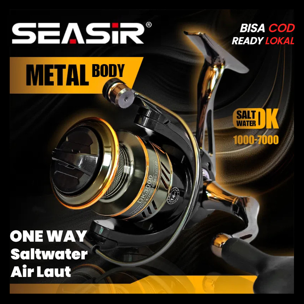 [OFFICIAL] SEASIR DK 1000-7000 Reel Pancing Power Handle One Way Gulungan Pancing Reel Spinning, 14 