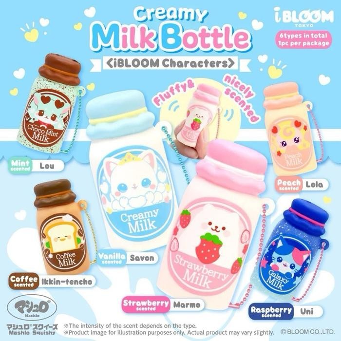 Squishy Ibloom Suprise Egg Model Terbaru Lucu Kualitas Terbaik Premium 100% Original Jepang - Creamy
