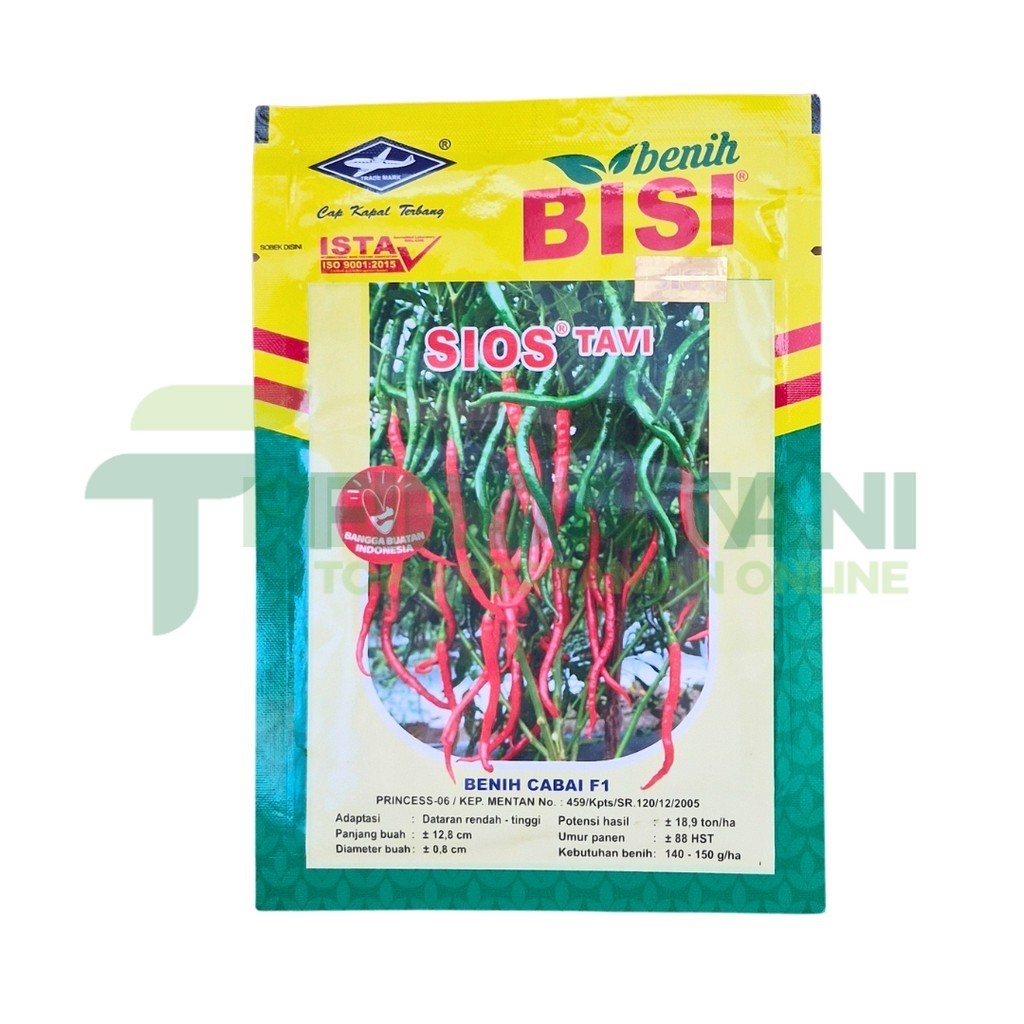 Benih Cabe Sios Tavi – F1 Hybrid Unggul dari PT Bisi