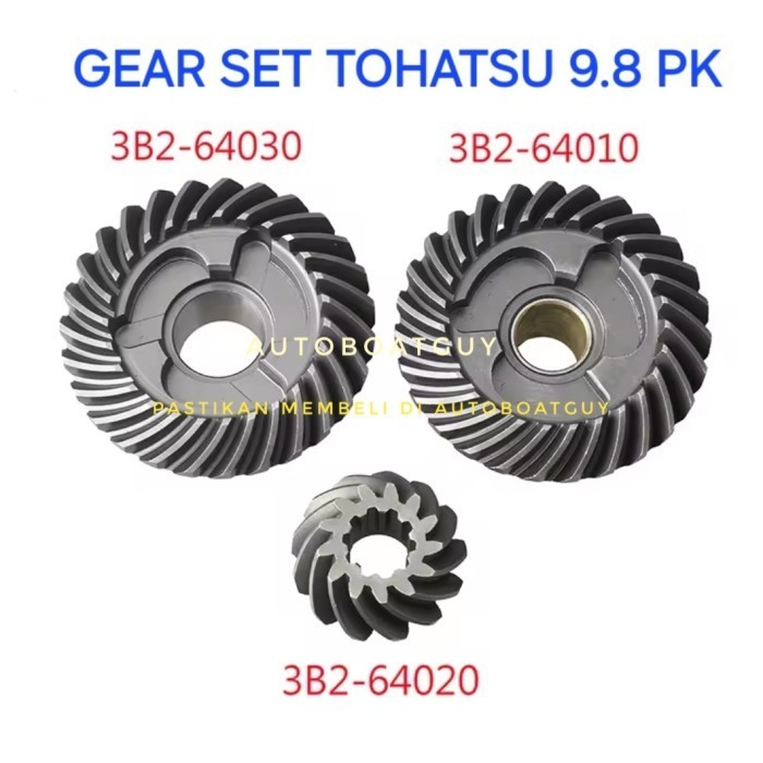 GEAR SET ( Paket Gigi / Gir Kaki ) TOHATSU 9.8 PK HP