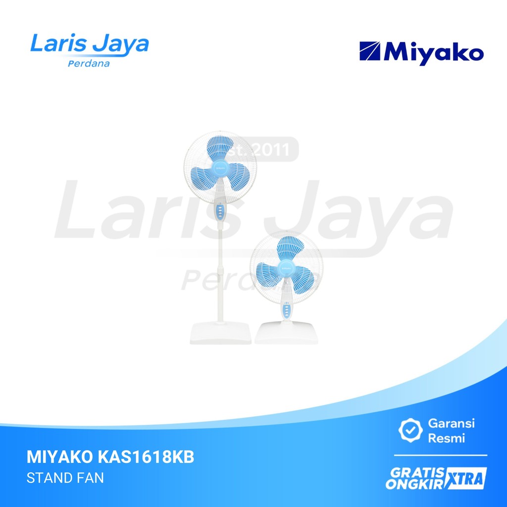 STAND FAN MIYAKO KAS1618KB / KAS-1618KB ENERGY SAVING