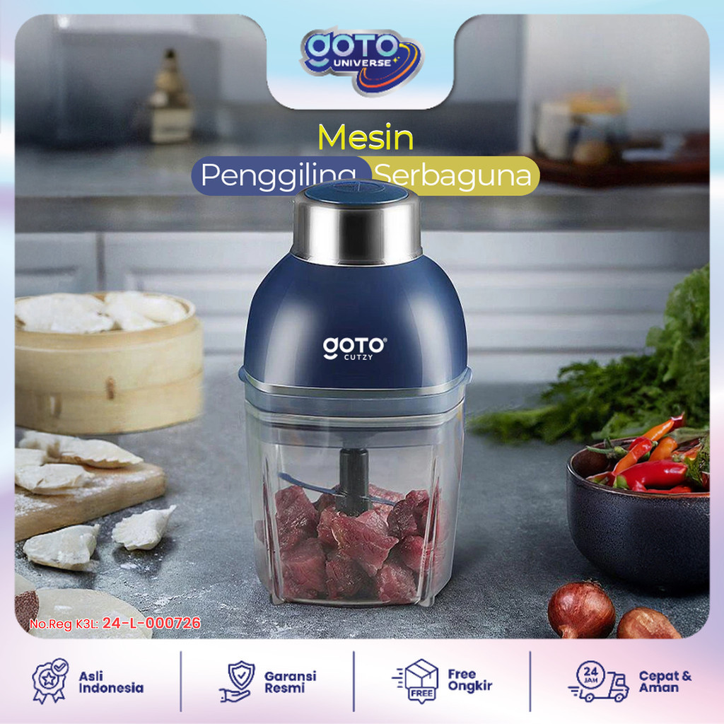 Goto Cutzy Blender Mesin Penggiling Chopper Daging Bumbu Multifungsi