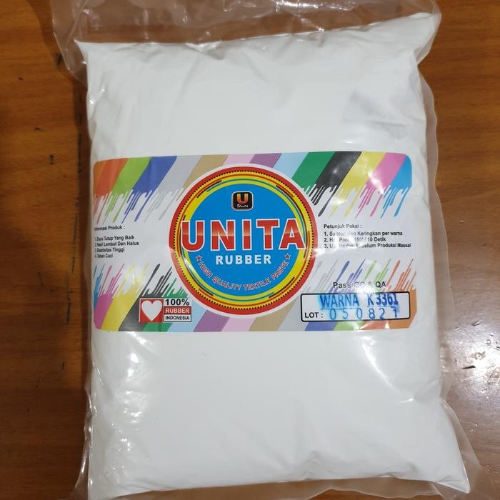 Tinta sablon unita rubber 3361