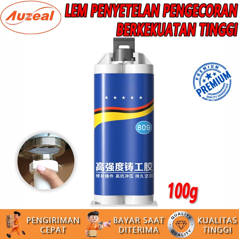 ORIGINAL PABRIK Lem AB Besi Super Kuat Tahan Panas Kafuter Lem Perekat Super Untuk Reparasi Mobil / 