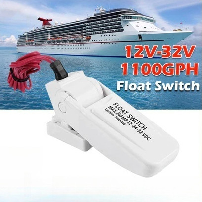 12V 1100GPH Automatic Bilge Pump Boat Submersible Pump Marine Float Switch