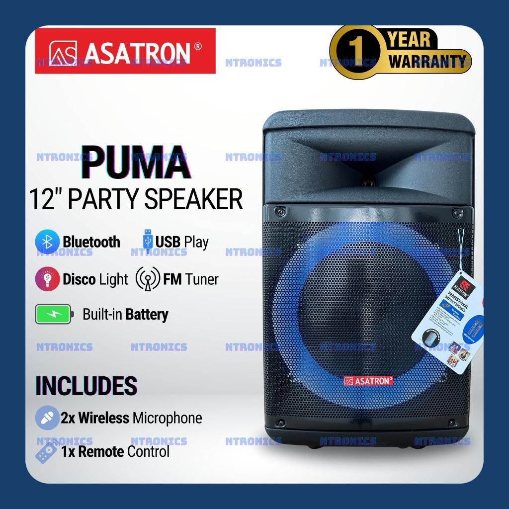 Asatron Puma 12 Inch Bluetooth Party Speaker