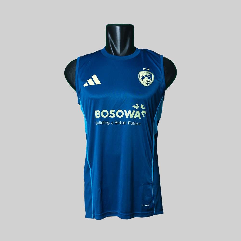 PSM Makassar Adidas Training Sleeveless Navy Jersey 2025/26 – Authentic | Jersey Biru Latihan Tanpa 