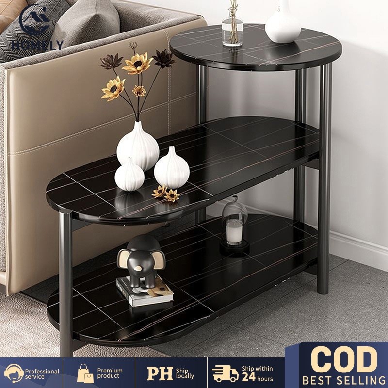COD Meja Minimalis Bufet Marmer Kemewahan Ringan  Meja Kopi Meja Nakas Meja Tamu Furniture Ruang Tam