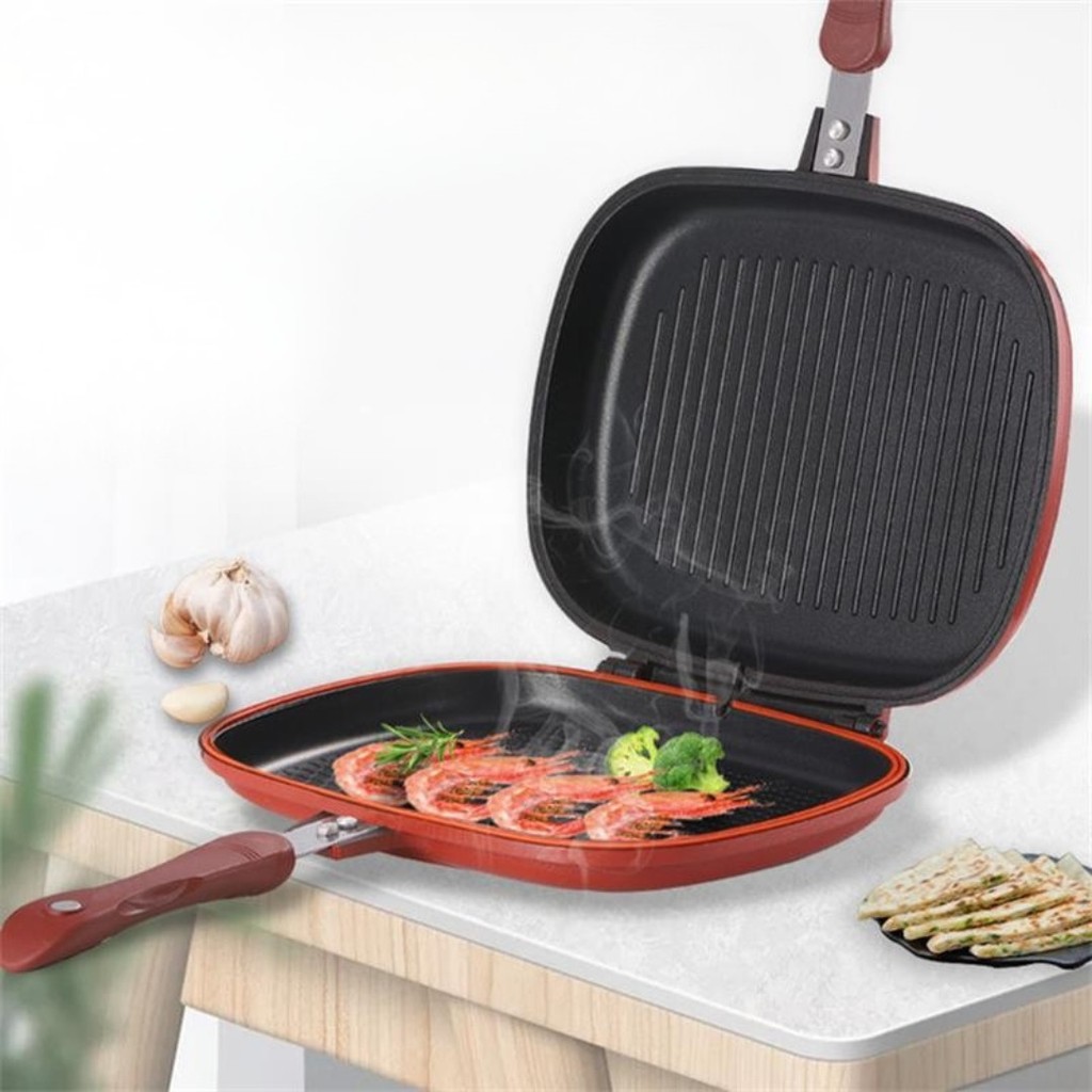 NomiYumi - Happy Call Double Pan BMW Panggangan Grill Jumbo Murah Anti Lengket