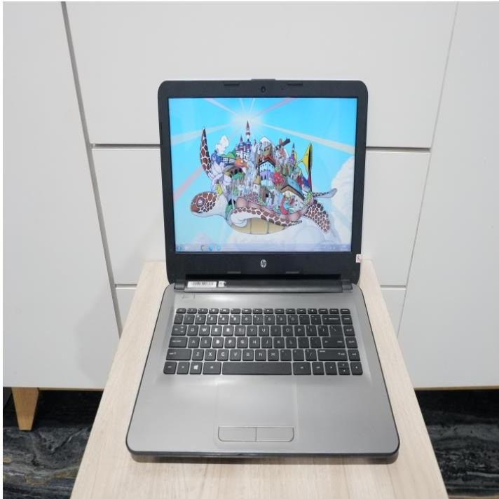 Laptop HP AMD A8 7410 RaM8GB SSD 1TB Window 10 + Office Normal Siap Pakai - Laptop Murah - Laptop Ma