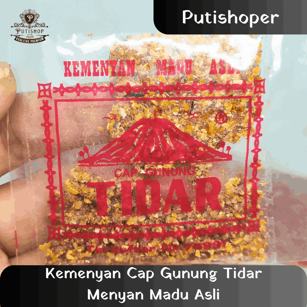 Kemenyan Cap Gunung Tidar sachet  Menyan Madu Asli