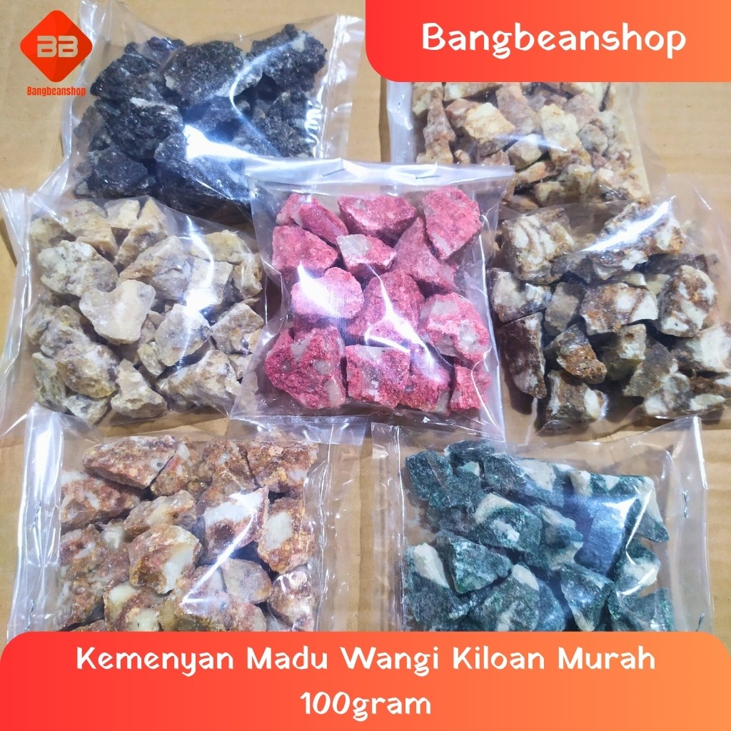 Kemenyan Madu Wangi Kiloan Murah 100gram Menyan 7 Warna pengharum