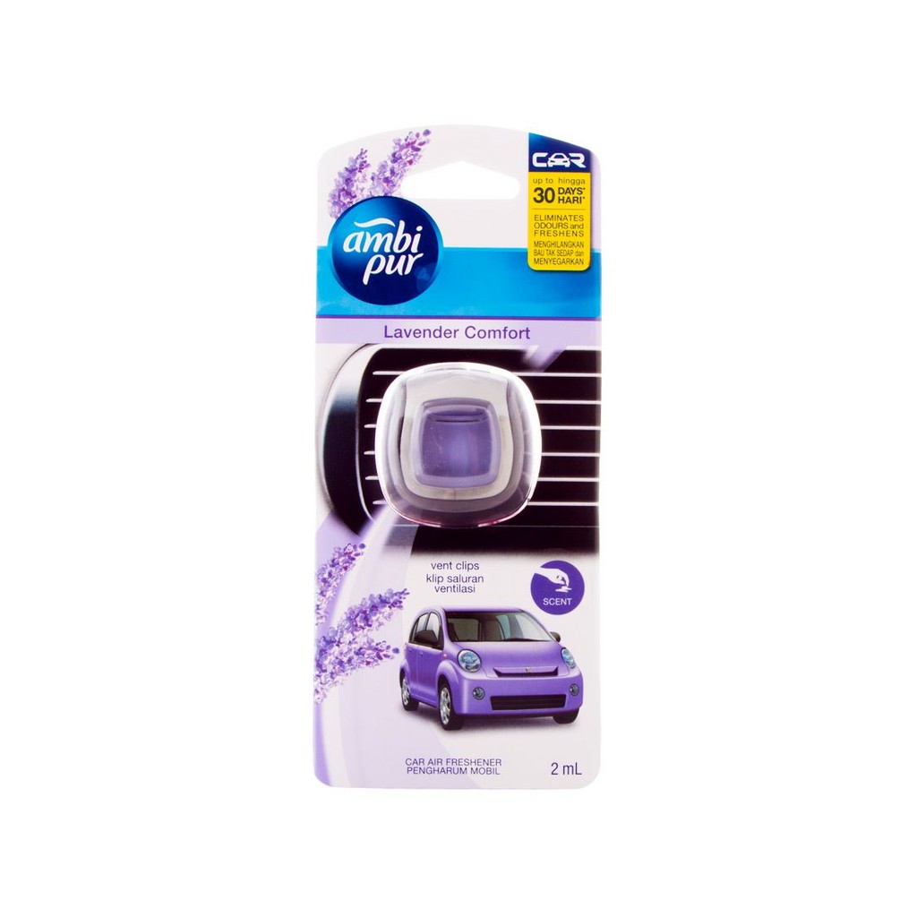 AMBI PUR CAR AIR FRESHENER LAVENDER COMFRT 2mL