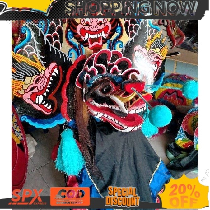 TERBARU PALING KEREN Mainan Anak Topeng Caplok Caplokan Barong Barongan MAINAN ANAK