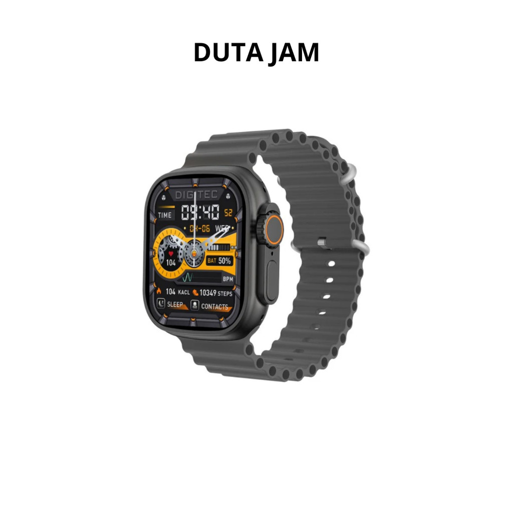 JAM TANGAN SMARTWATCH DIGITEC TRONIC DGSW TRONIC RUBBER STRAP