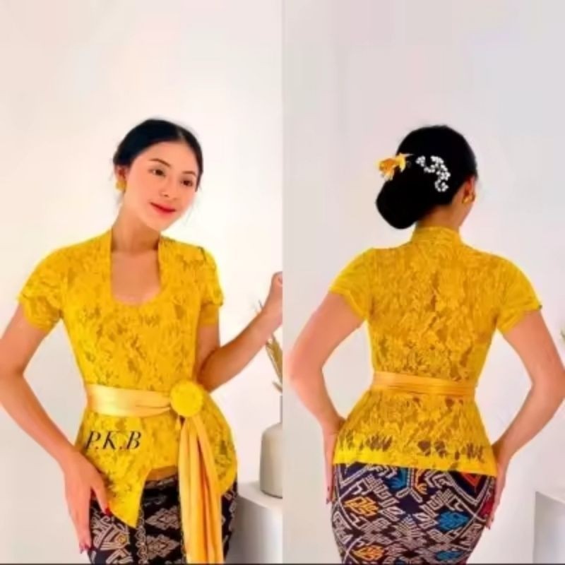 Kebaya lengan pendek wanita | Kebaya brokat bali | Kebaya wisuda | Kebaya kondangan | Kebaya adat | 