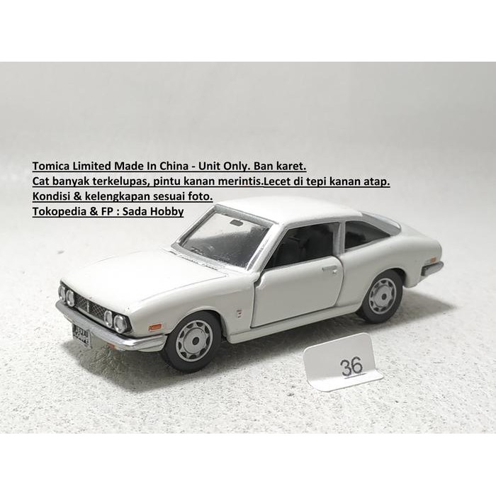 HW  Tomica Limited TL Isuzu 117 Coupe Putih Loose