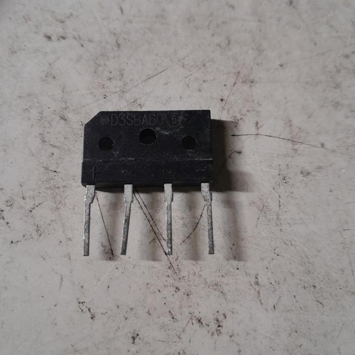 LEW99 Dioda Bridge D3SBA60 3 Ampere 600 Volt model sisir