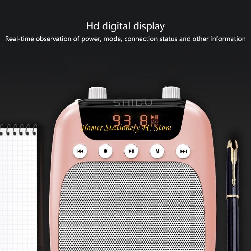 Y5LA S358 Megaphone With Microphone Headset Megaphone Effectively Communication