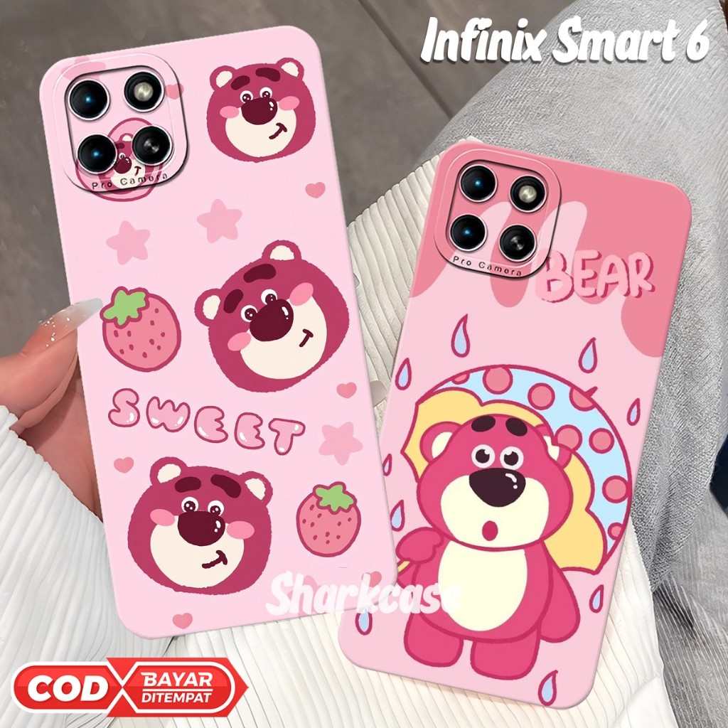 Sofcase INFINIX SMART 6 HD - SMART 6 PLUS - SMART 6  Motif Lotso Cute Terbaru Kekinian - Case Hp - C