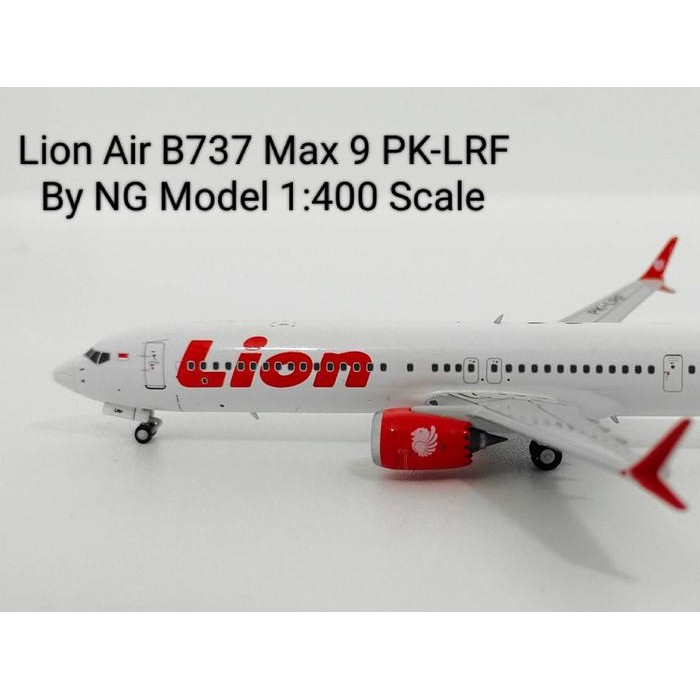 Lion Air B737 Max 9 PK-LRF By NG Model 1:400 Scale TKsb99