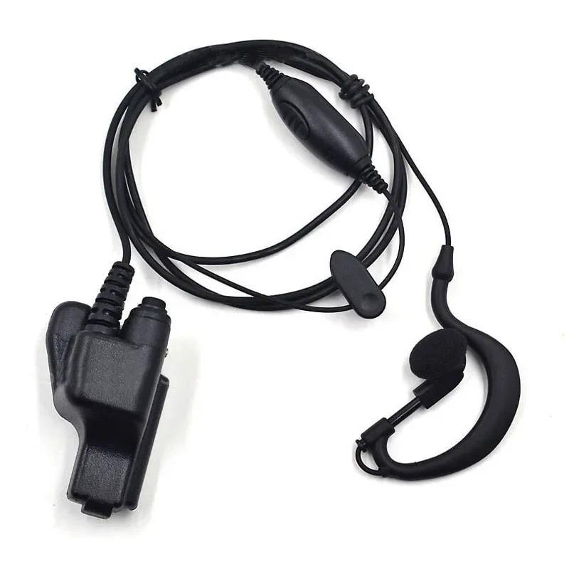 Earpiece Headset PTT Mic Earhook Microphone Headphone for Motorola HT1000 GP900 XTS2500 XTS3000 XTS3
