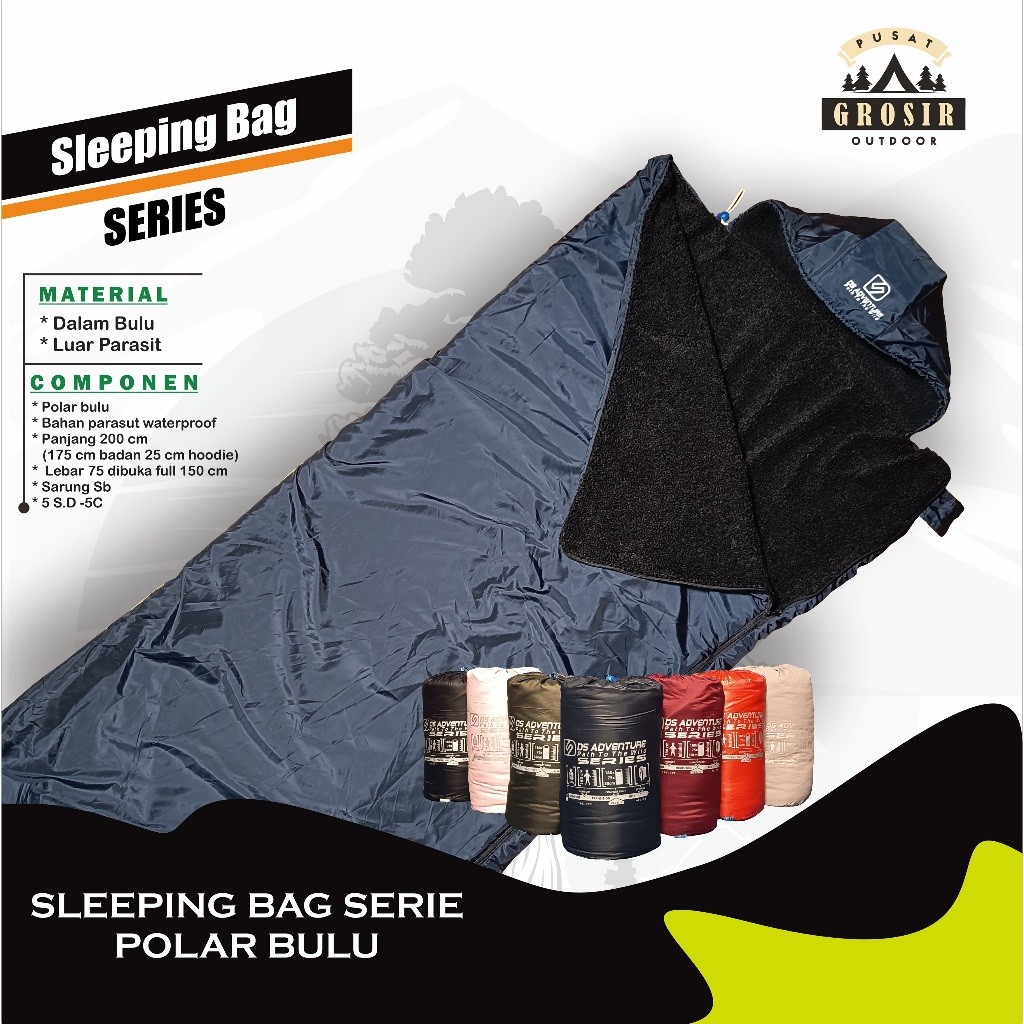 Sleeping bag polar bulu Ds Adventure series - sleeping bag bulu -  sleeping bag bulu - sleeping bag/