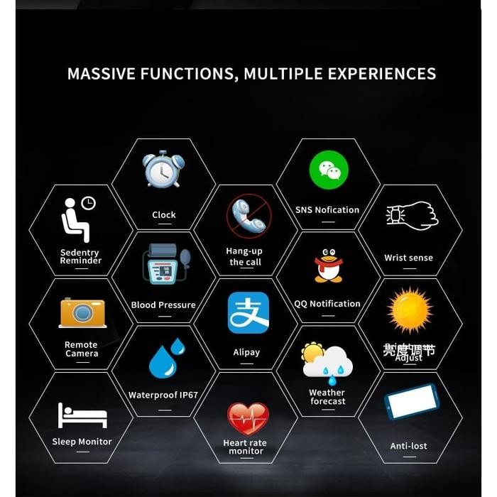 Smartwatch TLW T8 Original 100% Smartwatch Jam - Hitam