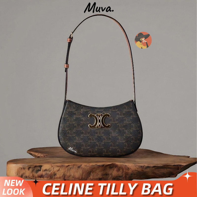 Tas wanita CELINE TILLY Women's Medium Bags TRIOMPHE CANVAS 115703