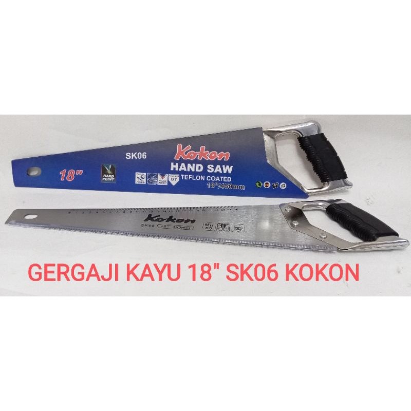 GERGAJI KAYU 18" SK06 KOKON