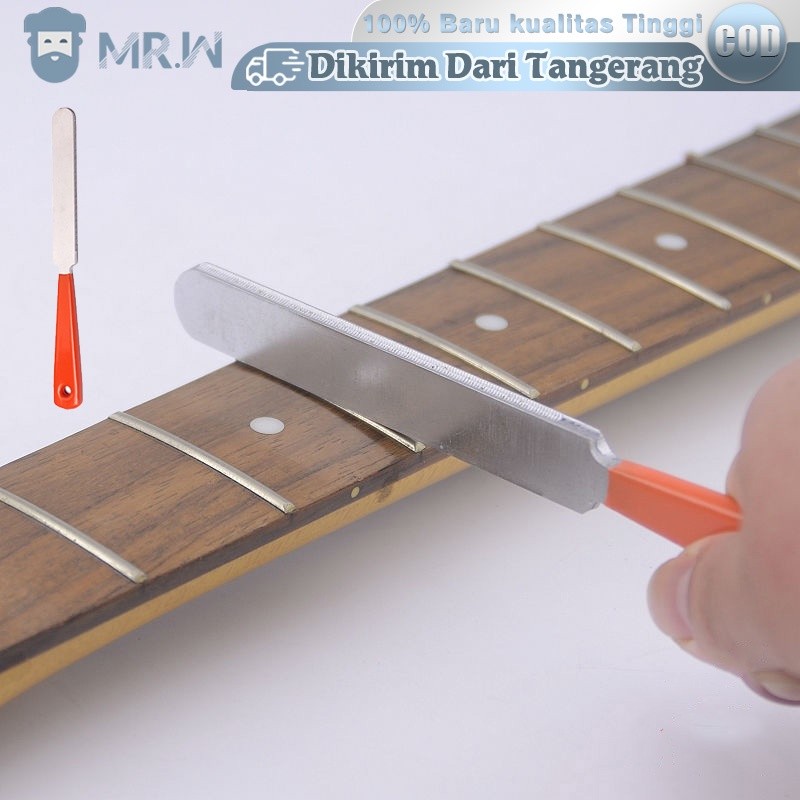 RAIDSHOP Stainless Fret File Gitar Crowning Luthier Tool Fret Gitar Alat File Pemotong Tepi Sempit U