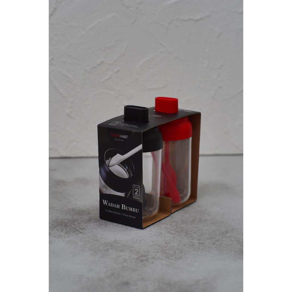 COOKS HABIT WADAH BUMBU SET 2 - WADAH BUMBU PLASTIC - Wadah Bumbu Aja