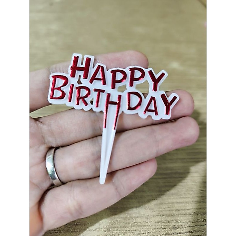 MINI TOPPER HAPPY BIRTHDAY