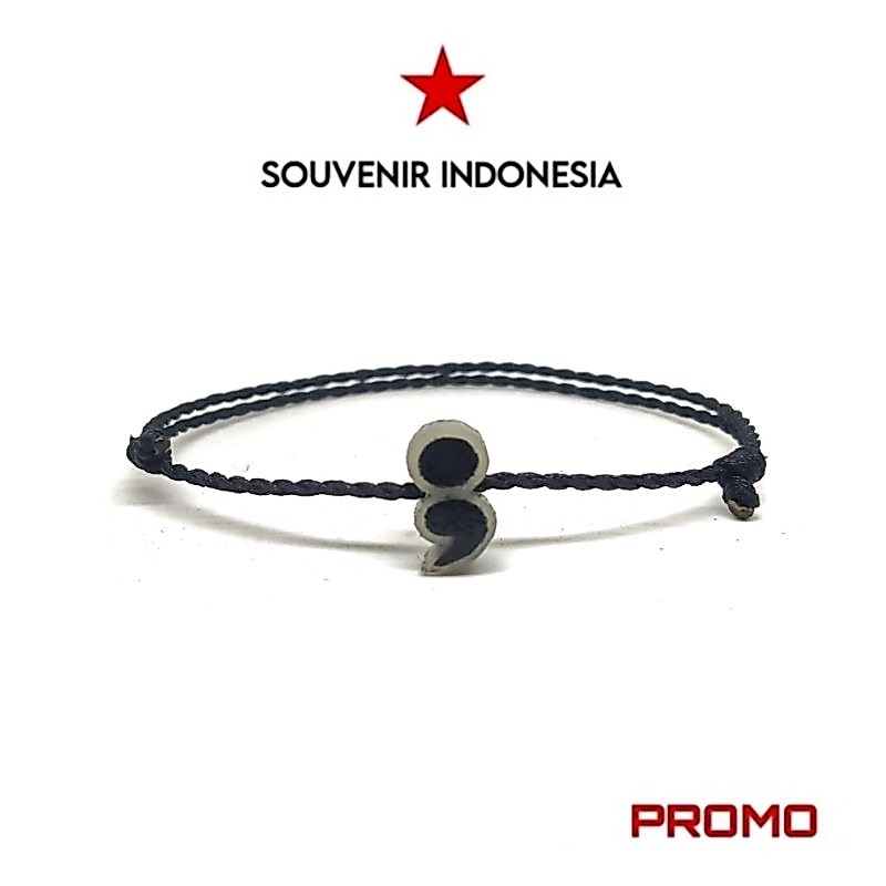 gelang semicolon gelang resin semicolon gelang harapan