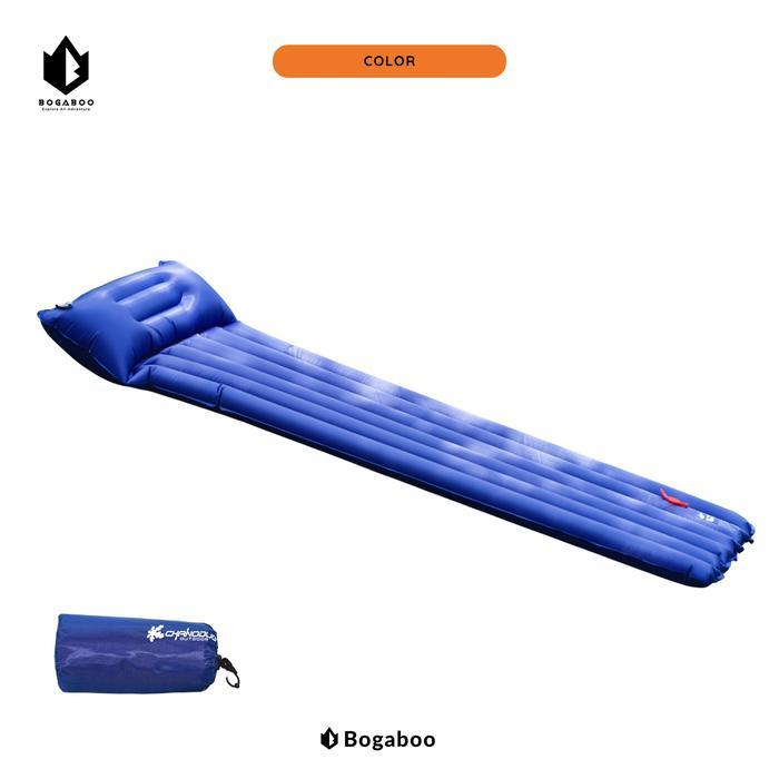 Matras Angin Chanodug - Kasur Angin Tiup Matras Camping Outdoor Gunung - Biru