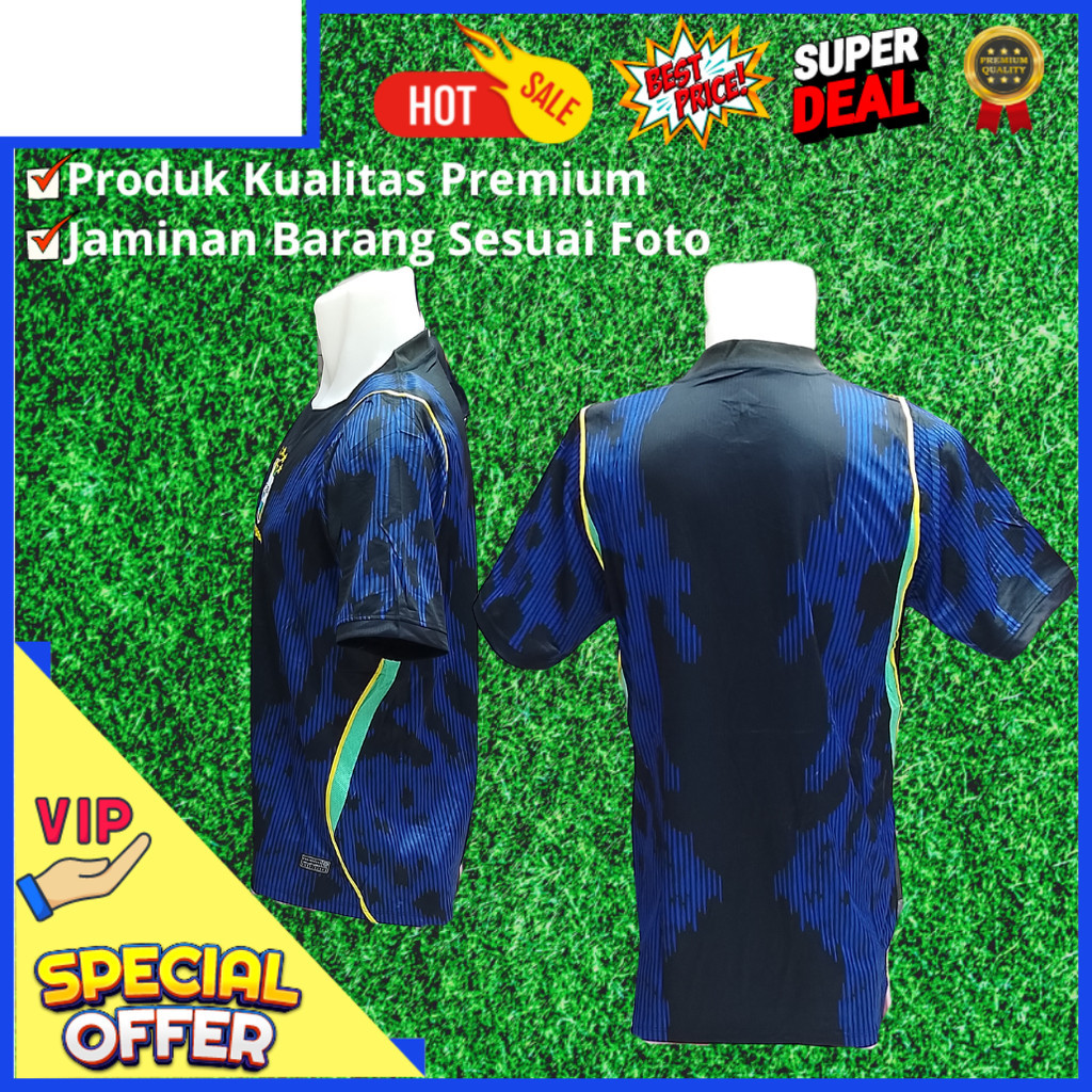 Kaos Bola Piala Dunia 2026 Brasil Away / Jersey Bola Premium Piala Dunia 2026 Brasil