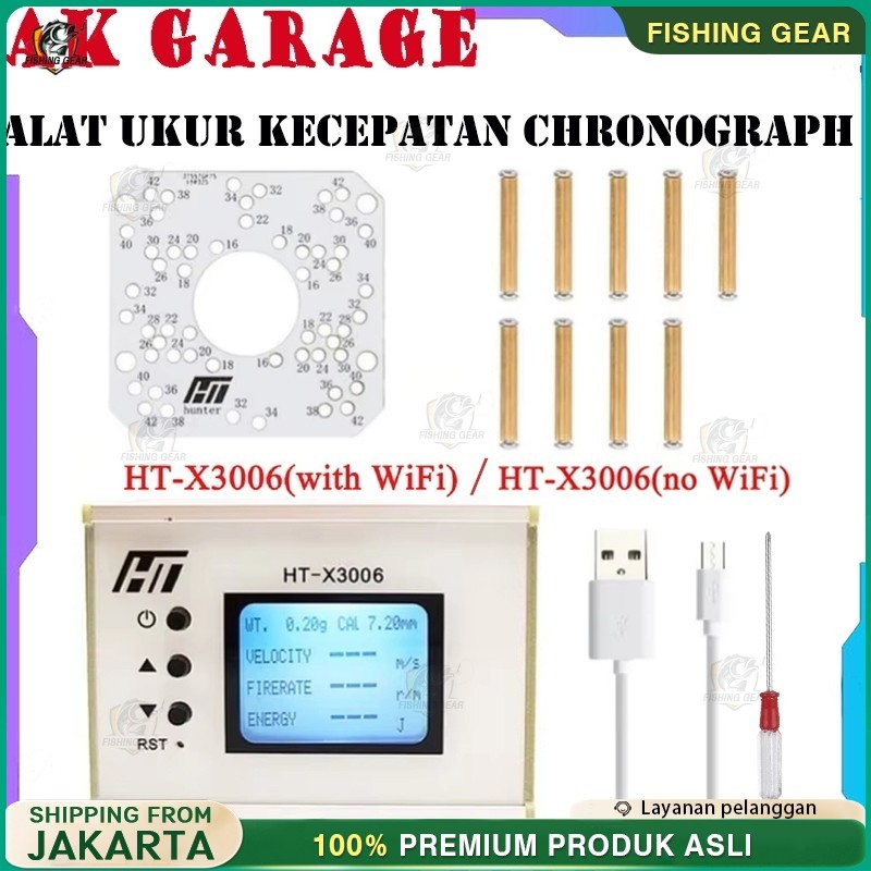 Alat Ukur Kecepatan Chronograph Hante X3006 WiFi Edition - Pengukur FPS Digital Chronograph HT-X3006