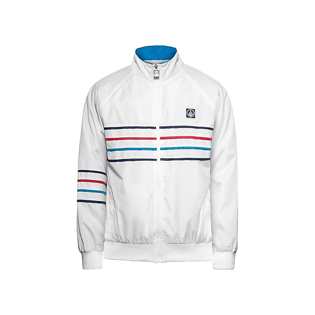 Prung Serte Tracktop 80s Sport Jaket Warna Putih